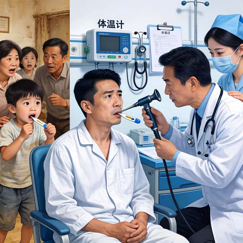 男子12岁误吞体温计 / 32岁腹痛取出 / 近日 / 温州32岁王先生因腹痛就医 / 该男子12岁误吞体温计32岁腹痛取出 / 体温计在体内藏匿20年